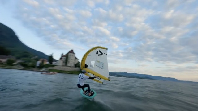 A lap around home - wingfoil racing in Austria