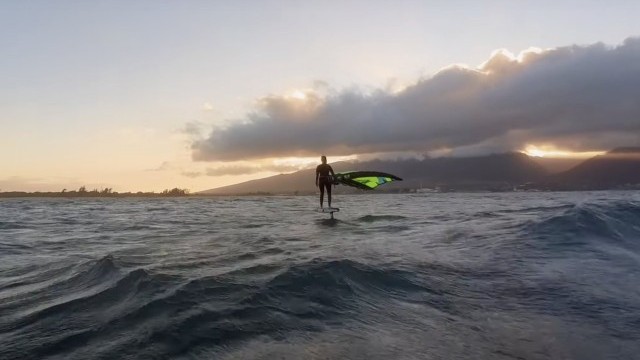 We saved the best for last - Golden hour winging session on Maui