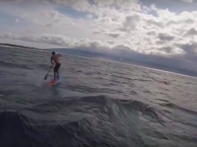 DownWind Foiling session with Team StarboardSup Zane and Ryan