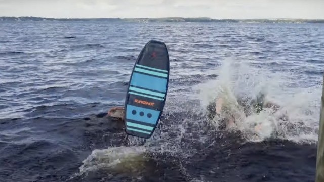 FPump Foil - First dock-start attempts