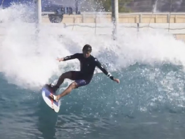 Backflips at Surf Ranch with Jamie O'Brian and Pro Skater Zion Wright