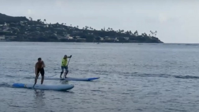 A more efficient paddle stroke- Virtual Stand Up Paddleboard technique coaching