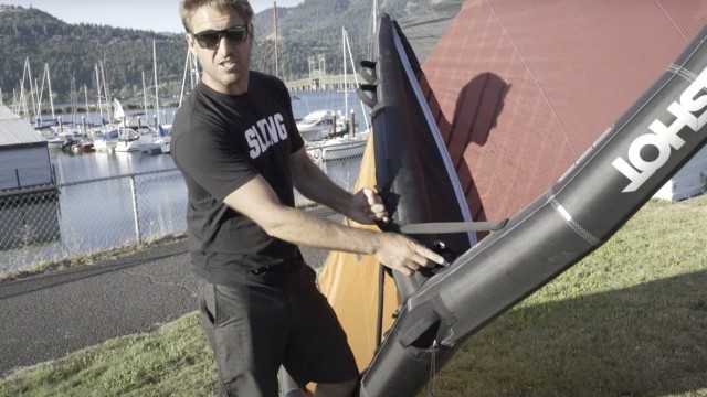 How to Roll Up your Wing Surfing Wing