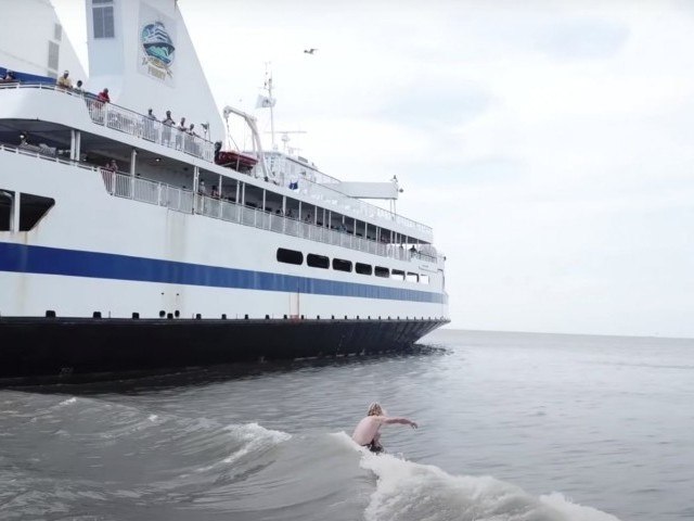 Biggest & Best Ferry Wave I have Ever Seen!