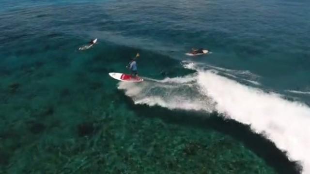 SUP Surfing Fiji