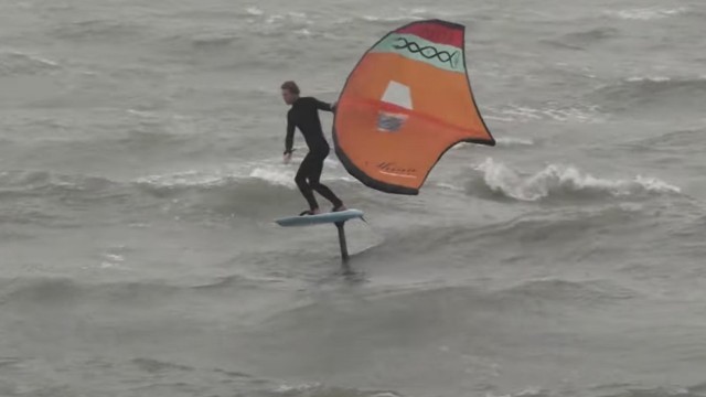 Wingsurfing North Sea