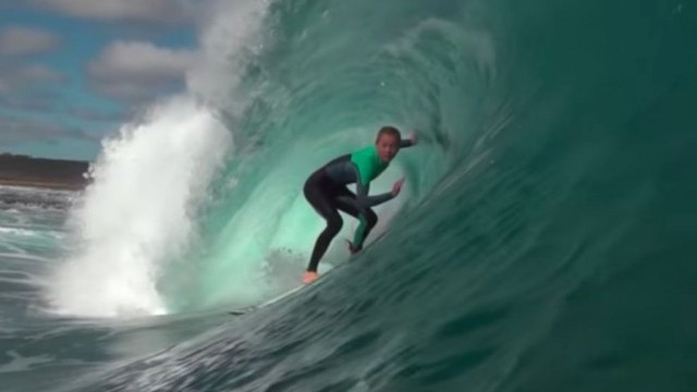 Michelle Des Bouillones And Imogen Caldwell Surf Big Desert Barrels | Taking Off