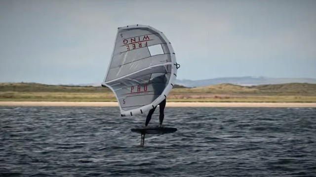 [4K HD] Wingfoil flat water freeride - Can't Stop The Rock!
