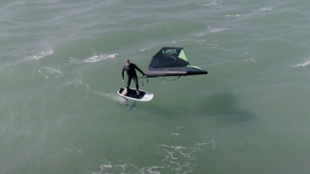 Sam Light Wing Foiling Around Hayling Island