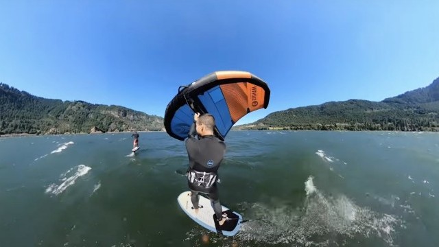 One wing, two foils | Wing Foil Downwinder in Hood River