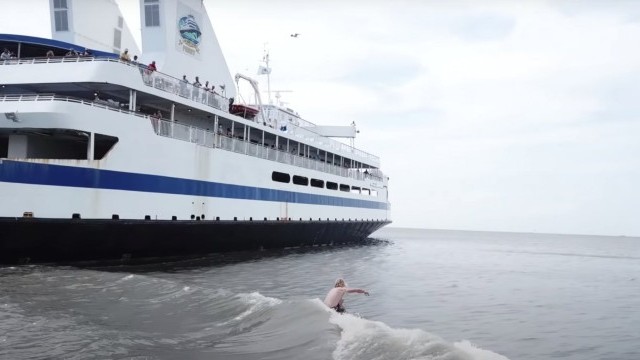 Biggest & Best Ferry Wave I have Ever Seen!