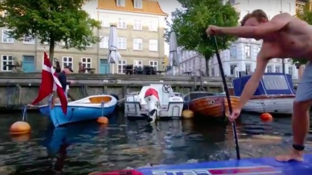 Experience Copenhagen Canals by SUP with Trevor Tunnington