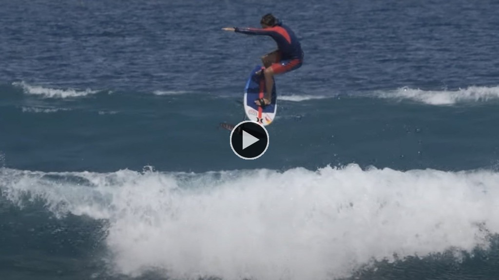 Foil Tricks on Mexican Point Breaks (Kai Lenny) Free Wings Foils SUP