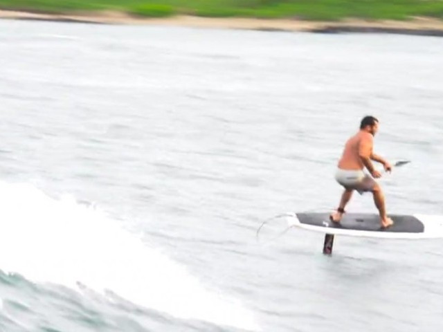 Jimmy Lewis Foil Board Prototype Testing