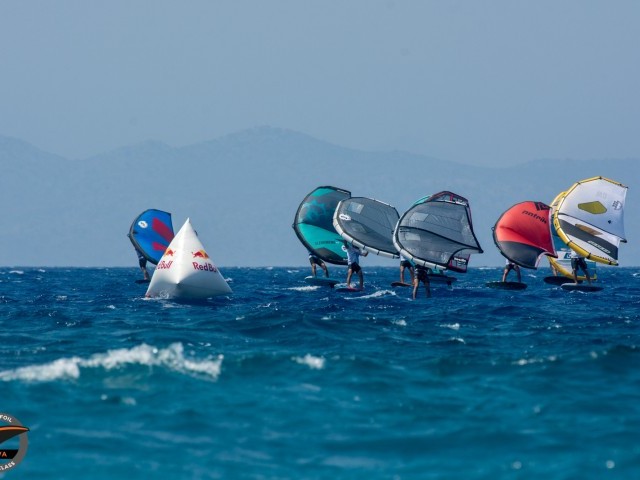 Non-Stop Racing for Day Two in Rhodes, Greece - GWA Wingfoil World Tour