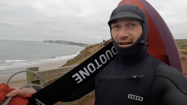 HYDROFOIL SURFING!!! Winter Warmer - Court In The Act #FREERIDE Vlog