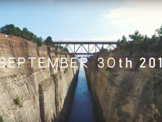 Corinth Canal SUP Crossing 2018