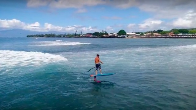 Zane Schweitzer Hydrofoil Surfing on Maui