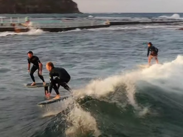 Prone Downwind Foil with Zane and Joe