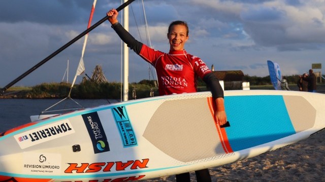 Casper Steinfath and Caroline Küntzel Sweep the Podium at the 1st Stop of the Danish SUP Tour