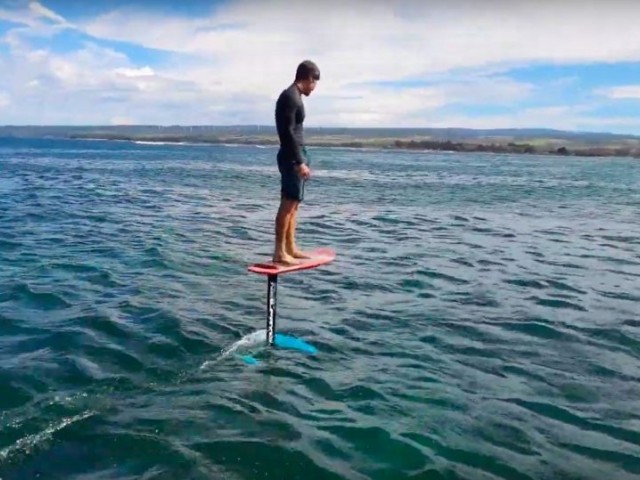 Hydrofoil Surf Heaven in Hawaii