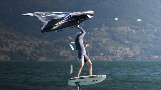 How I Do A Wingfoiling Heelside Tack