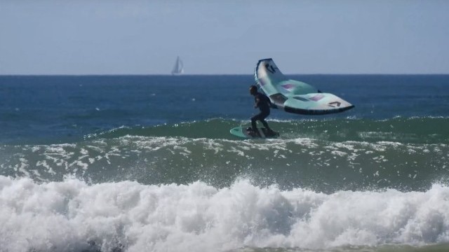 WING FOIL WAVE RIDING EN BRETAGNE ! WINGFOILING MORBIHAN