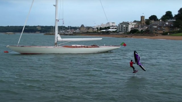 WING FOIL ISLE OF WIGHT - Court In The Act FREE RIDE #VLOG