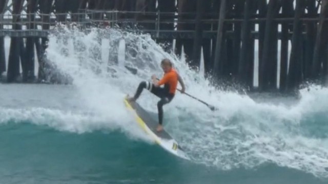 SUP surfing with Jeffrey Spencer