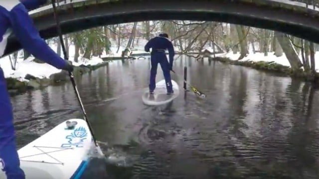 Winter SUP Episode 3 - Kaufbeuren Urban SUP