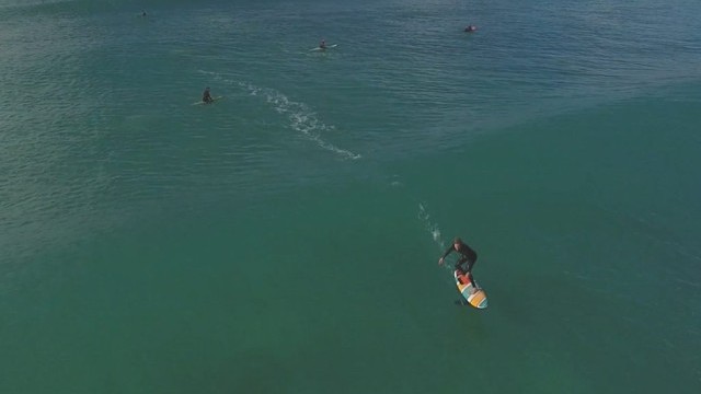 Surf Foiling - Twiggy in south Africa