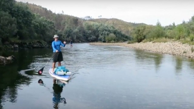 Two Days Stand Up Paddling On The River Zêzere