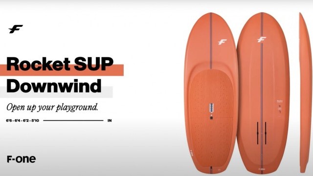 F-ONE | The ROCKET SUP DOWNWIND explained