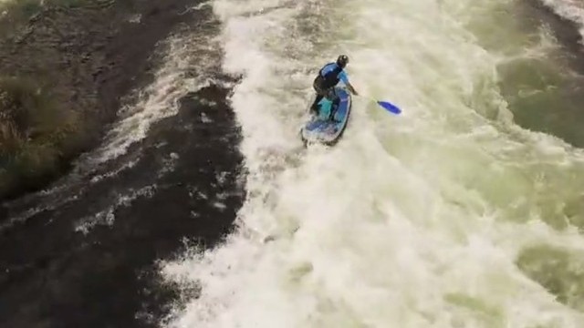 Paddleboarding Oak Springs Rapids