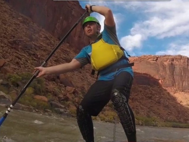 SUP the Colorado River near Moab, UT