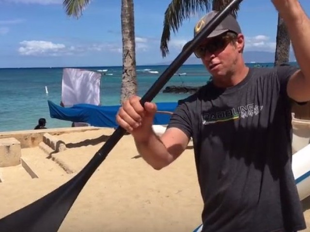 John Puakea Teaches Paddling Technique