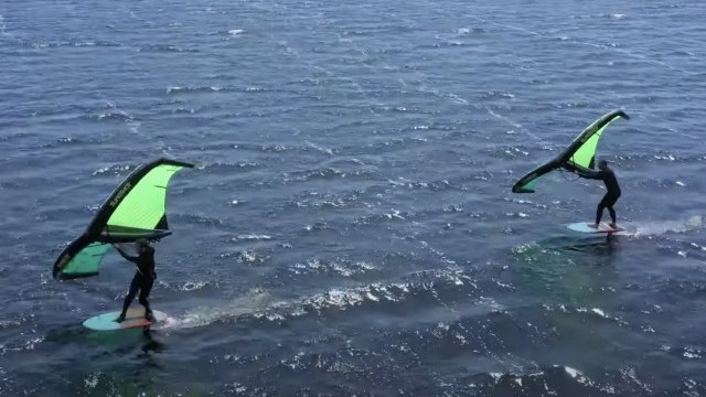 Wing Surfing - How to Water Start with the High Roller board and the SlingWing V2