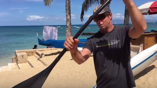 John Puakea Teaches Paddling Technique