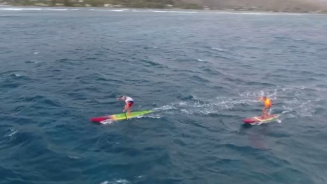 SUP Downwind tip: Take the 'On ramp' to the Freeway...
