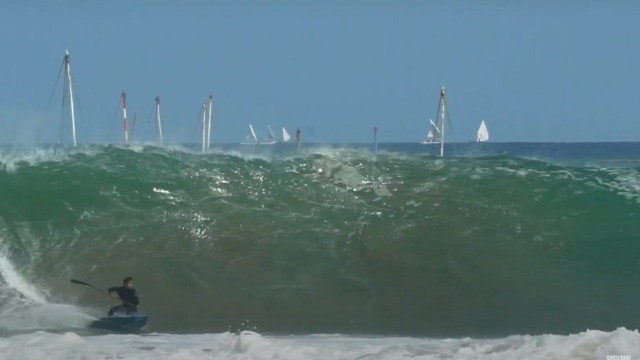 Sebastian Gomez in 'Never Back Down' - SUP Surfing Peru