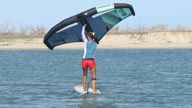 Wing Foiling, SUP and Surf Technique - Wing Foil Gybe Part 4 - Toe to Heel off the Foil