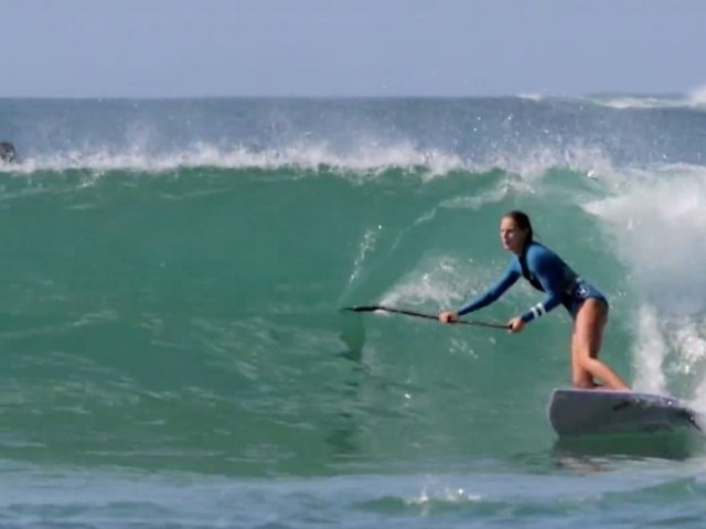 Kaylan Dahl SUP Surfing