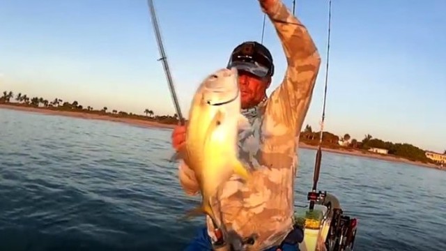 Paddle Board Fishing The Mullet Run