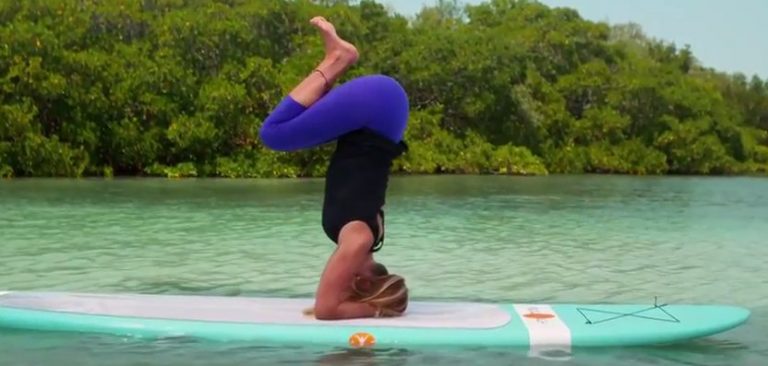 SUP Yoga Headstands with Rachel Brathen