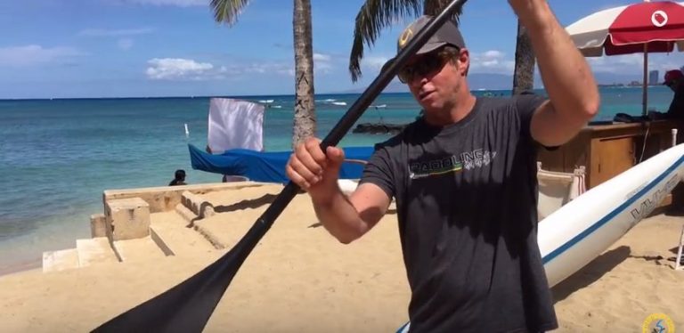 John Puakea Teaches Paddling Technique