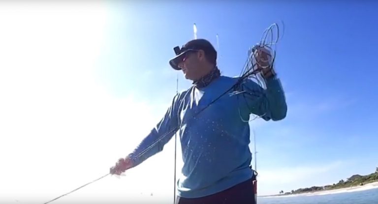How To Throw A Cast Net From A Paddle Board