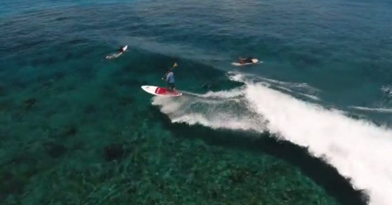 SUP Surfing Fiji