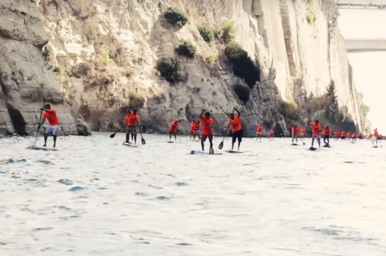 Corinth Canal Paddle Crossing 2016