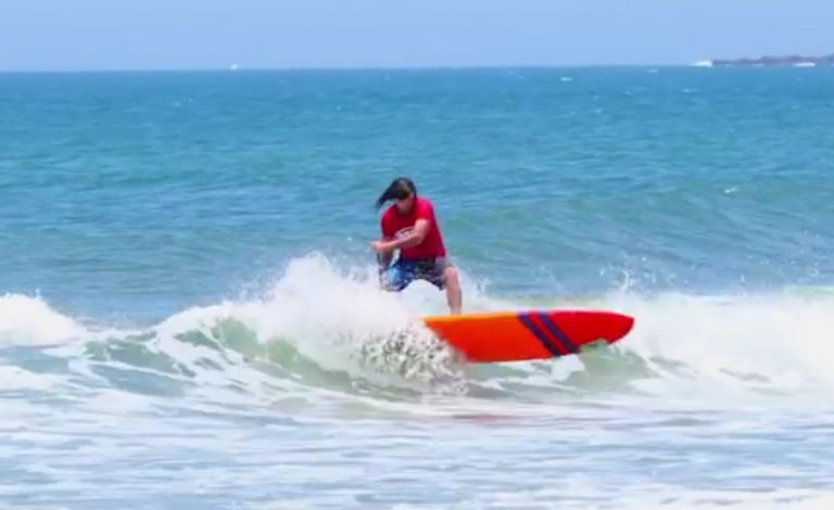 SUP Surfing Deep in Dogman Country