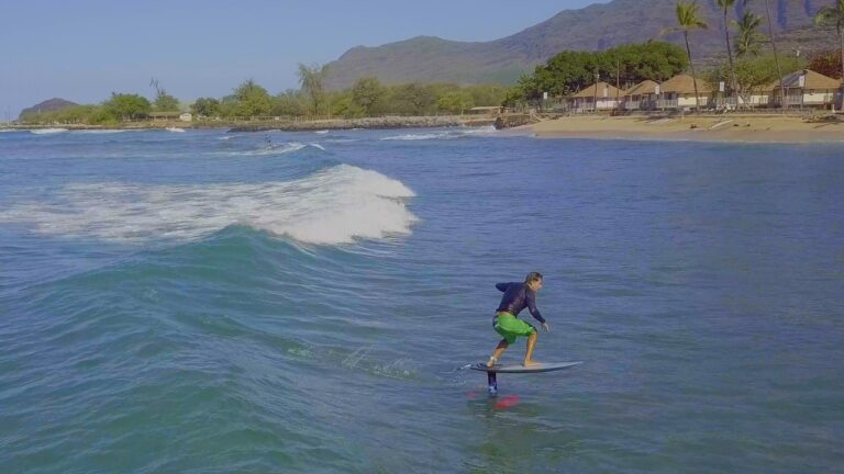Surf Foiling on Oahu's West Side